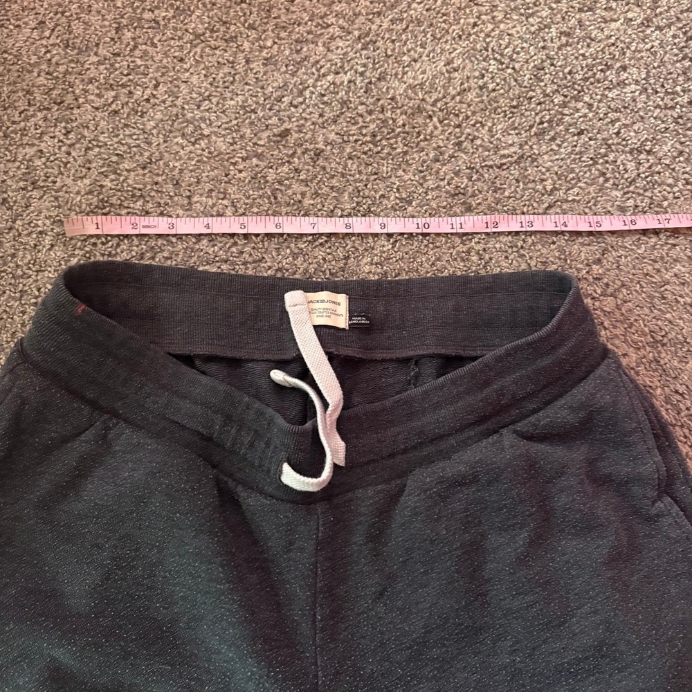 JACK & JONES Men's Heathered Gray Jogger Sweatpants Casual Lounge Pants XL - Picture 8 of 12